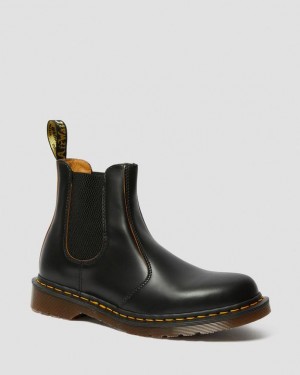 Dr. Martens 2976 Vintage Made In England Chelsea Boots Pretas | SN-DM84336