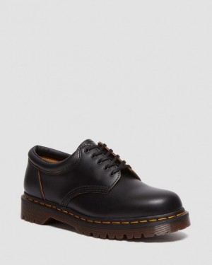 Dr. Martens 8053 Vintage Smooth Leather Oxford Shoes Pretas | SN-DM84563