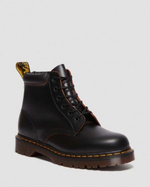 Dr. Martens 939 Vintage Smooth Leather Lace Up Boots Pretas | SN-DM84309