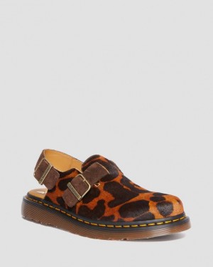Dr. Martens Jorge Made in England Hair On Slingback Mule Multicoloridas | SN-DM85081