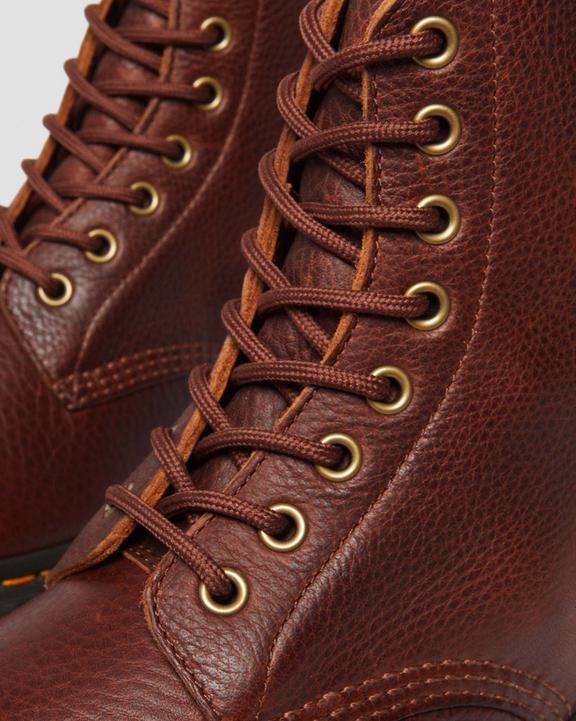 Dr. Martens 1460 Ambassador Leather Lace Up Boots Marrom | SN-DM84243