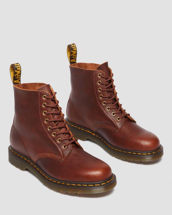 Dr. Martens 1460 Ambassador Leather Lace Up Boots Marrom | SN-DM84243