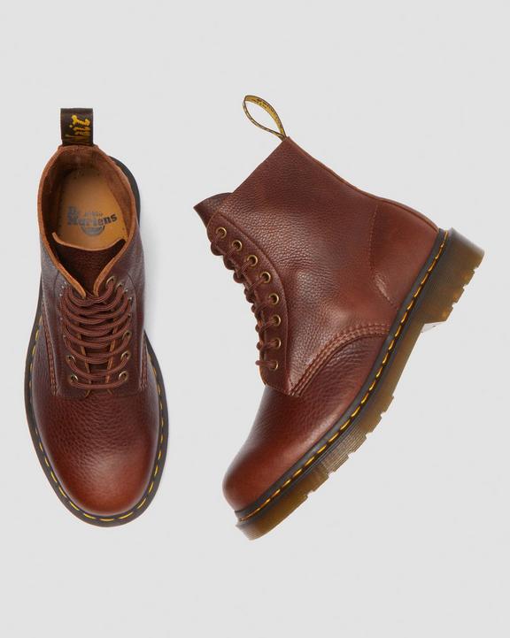 Dr. Martens 1460 Ambassador Leather Lace Up Boots Marrom | SN-DM84243