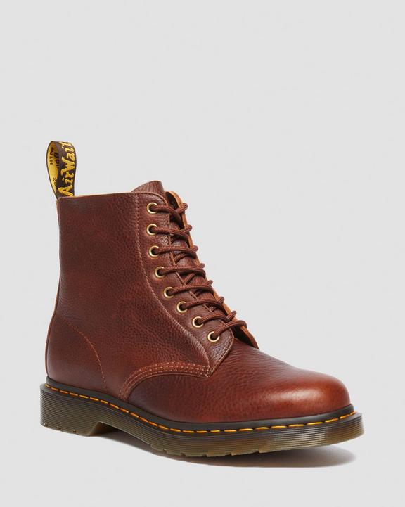 Dr. Martens 1460 Ambassador Leather Lace Up Boots Marrom | SN-DM84243