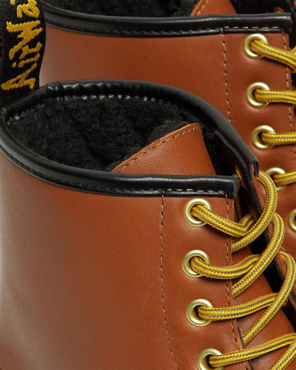 Dr. Martens 1460 DM's Wintergrip Leather Lace Up Boots Marrom | SN-DM84823