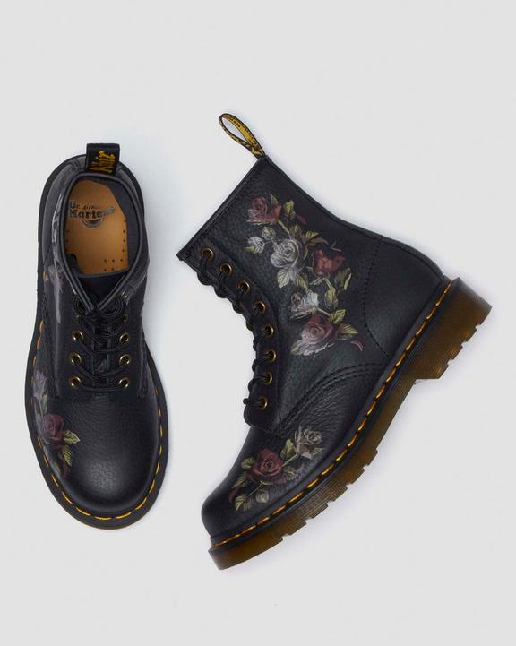 Dr. Martens 1460 Decayed Roses Lace Up Boots Pretas | SN-DM84311