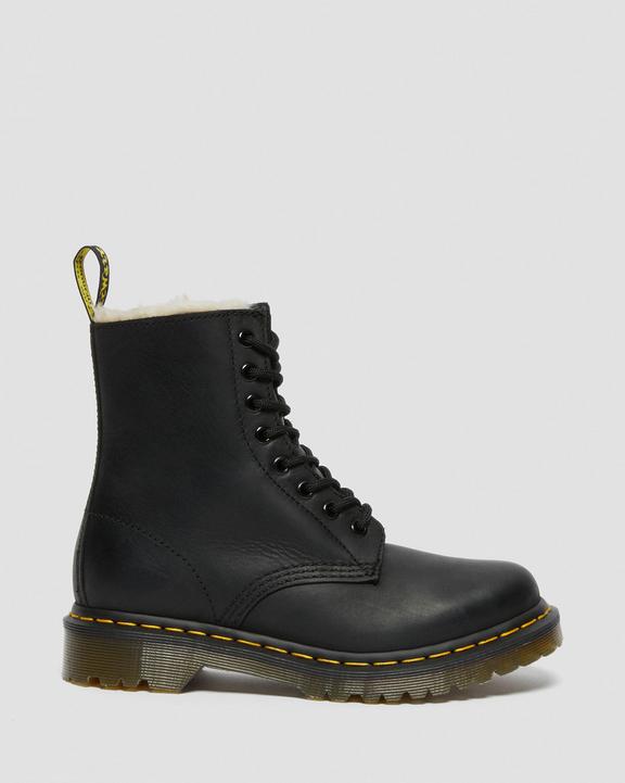 Dr. Martens 1460 Faux Fur Lined Lace Up Boots Pretas | SN-DM84430