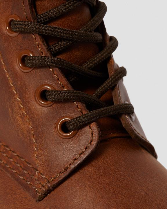 Dr. Martens 1460 Faux Fur Lined Lace Up Boots Marrom | SN-DM84436