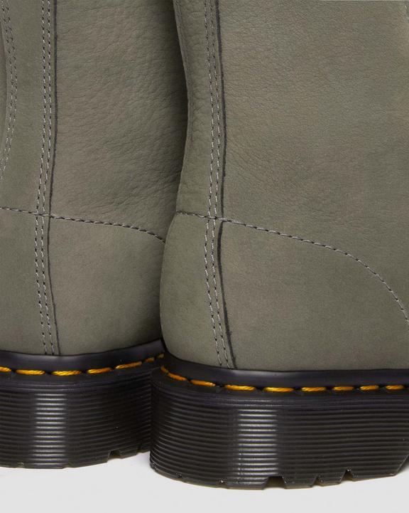 Dr. Martens 1460 Serena Faux Fur Lined Nubuck Lace Up Boots Cinzentas | SN-DM84193