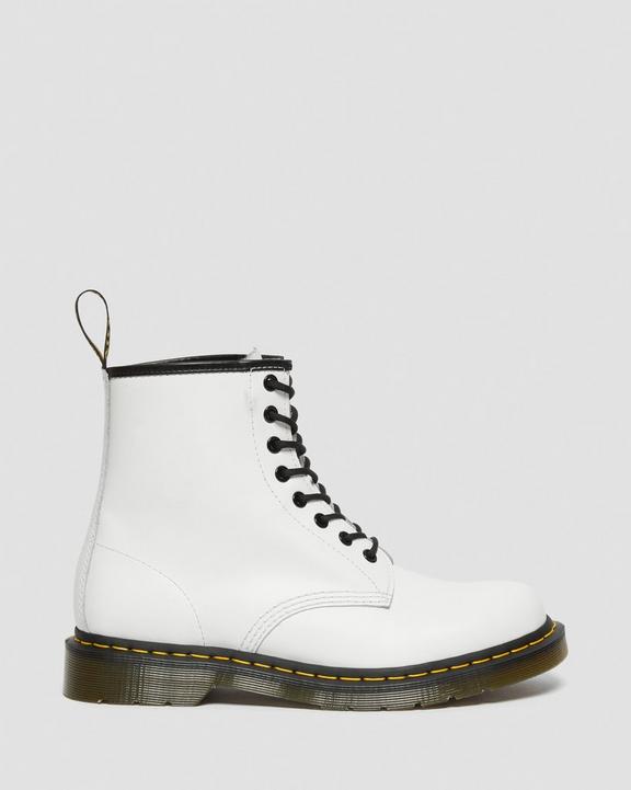 Dr. Martens 1460 Smooth Leather Lace Up Boots Branco | SN-DM84893