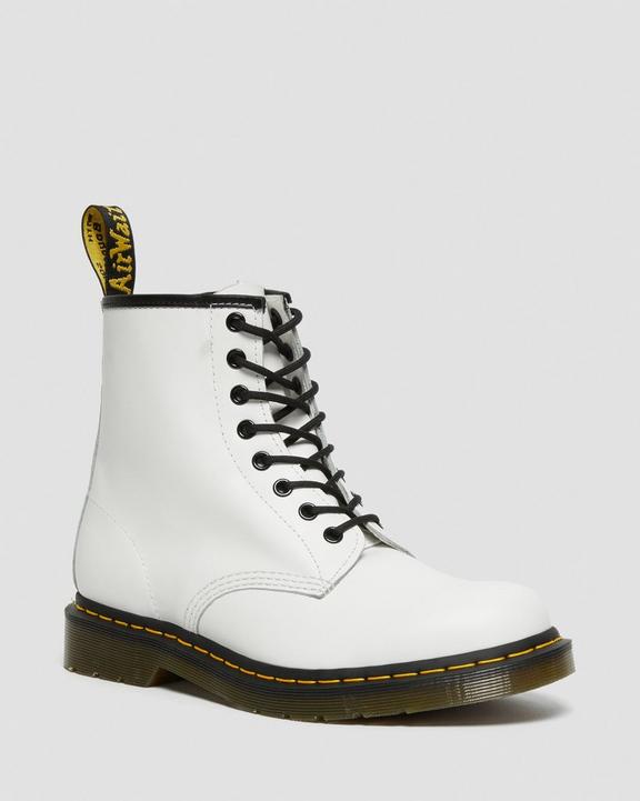 Dr. Martens 1460 Smooth Leather Lace Up Boots Branco | SN-DM84893