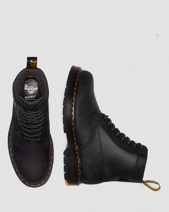 Dr. Martens 1460 Trinity Wintergrip Waterproof Boots Pretas | SN-DM84881