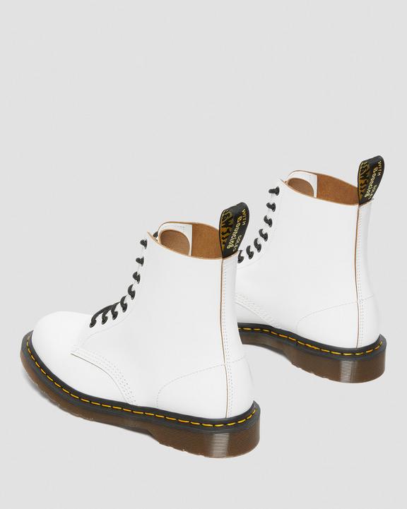 Dr. Martens 1460 Vintage Made in England Lace Up Boots Branco | SN-DM84145