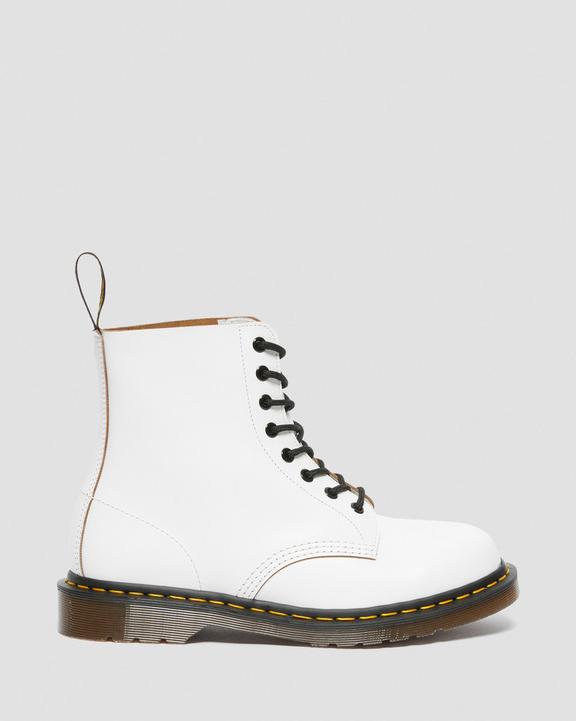 Dr. Martens 1460 Vintage Made in England Lace Up Boots Branco | SN-DM84145