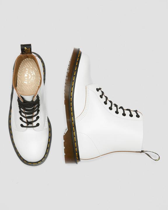 Dr. Martens 1460 Vintage Made in England Lace Up Boots Branco | SN-DM84145