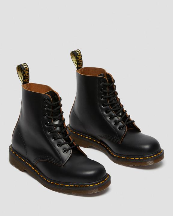 Dr. Martens 1460 Vintage Made in England Lace Up Boots Pretas | SN-DM84855