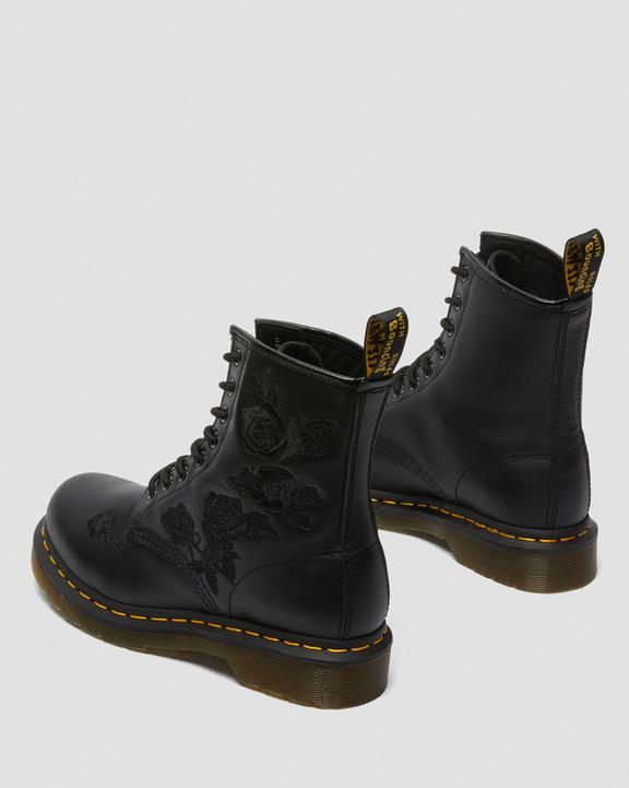 Dr. Martens 1460 Vonda Mono Floral Boots Pretas | SN-DM84271