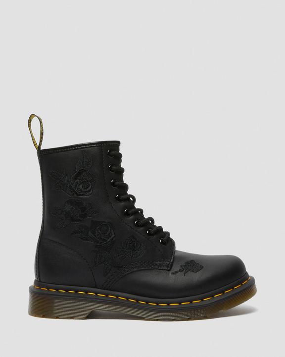 Dr. Martens 1460 Vonda Mono Floral Boots Pretas | SN-DM84271