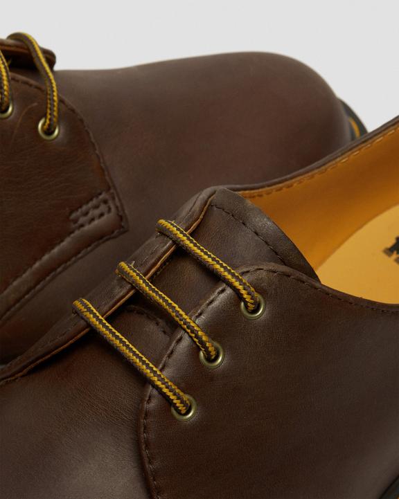 Dr. Martens 1461 Bex Crazy Horse Leather Oxford Shoes Marrom Escuro | SN-DM84559