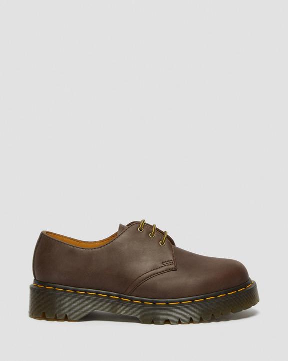Dr. Martens 1461 Bex Crazy Horse Leather Oxford Shoes Marrom Escuro | SN-DM84731