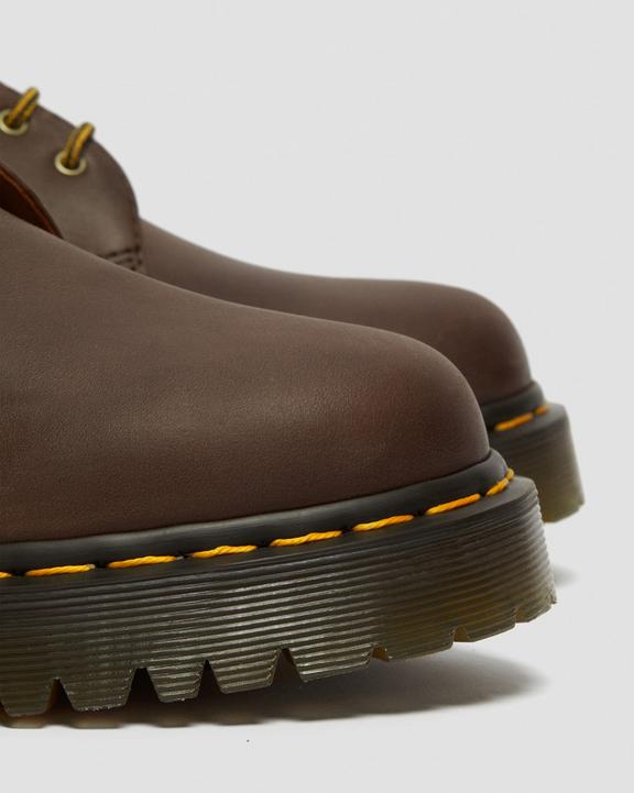 Dr. Martens 1461 Bex Crazy Horse Leather Oxford Shoes Marrom Escuro | SN-DM84731
