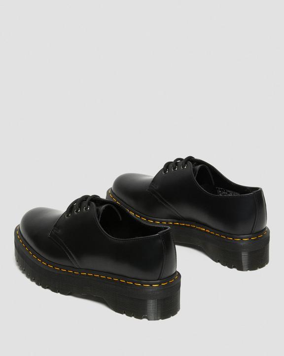 Dr. Martens 1461 Smooth Leather Platform Shoes Pretas | SN-DM84740