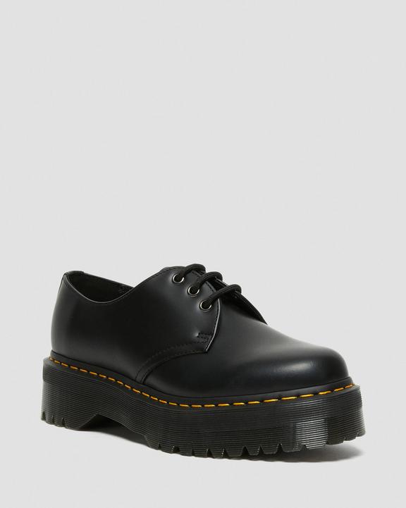 Dr. Martens 1461 Smooth Leather Platform Shoes Pretas | SN-DM84740