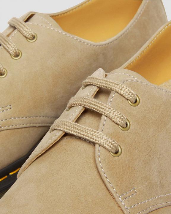 Dr. Martens 1461 Tumbled Nubuck Leather Oxford Shoes Marrom | SN-DM84560