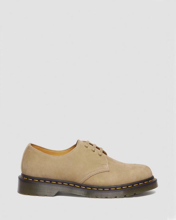 Dr. Martens 1461 Tumbled Nubuck Leather Oxford Shoes Marrom | SN-DM84560