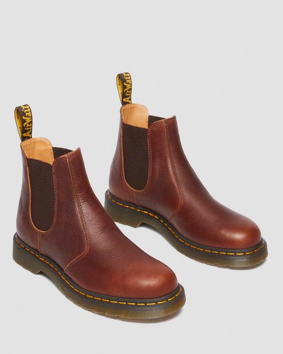 Dr. Martens 2976 Ambassador Leather Chelsea Boots Marrom | SN-DM84351