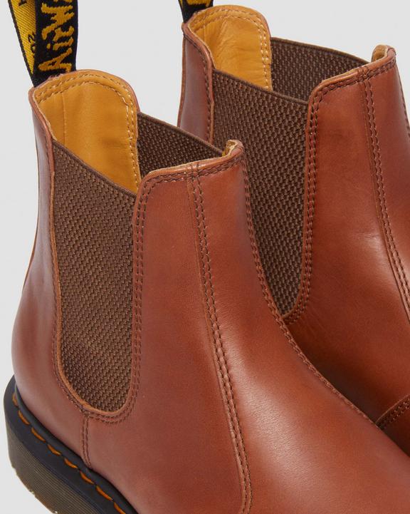 Dr. Martens 2976 Carrara Leather Chelsea Boots Marrom | SN-DM84827