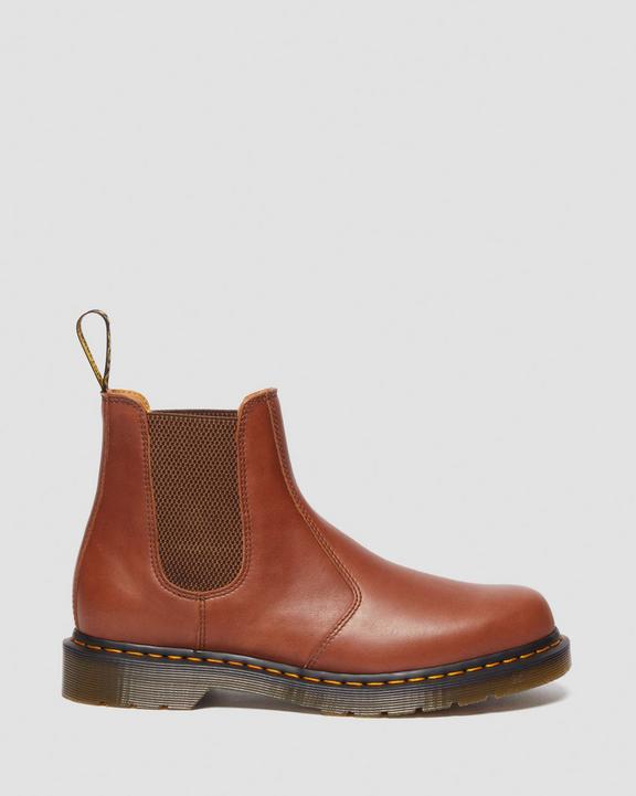 Dr. Martens 2976 Carrara Leather Chelsea Boots Marrom | SN-DM84827