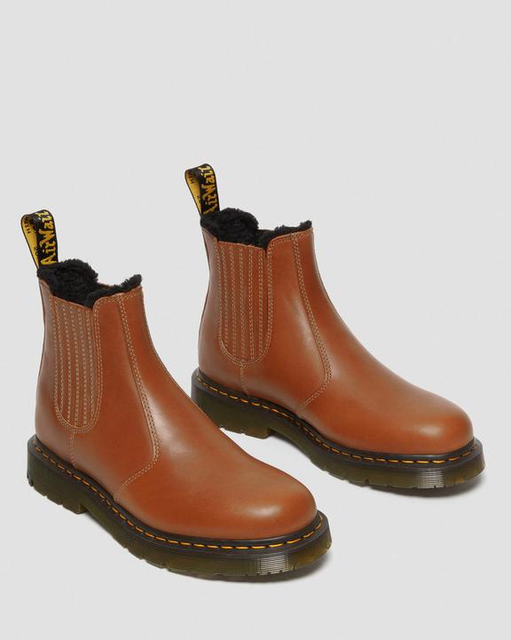Dr. Martens 2976 DM's Wintergrip Leather Chelsea Boots Marrom | SN-DM84324