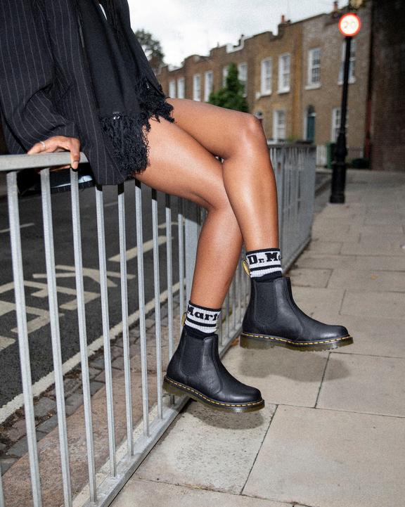 Dr. Martens 2976 Leather Chelsea Boots Pretas | SN-DM84353