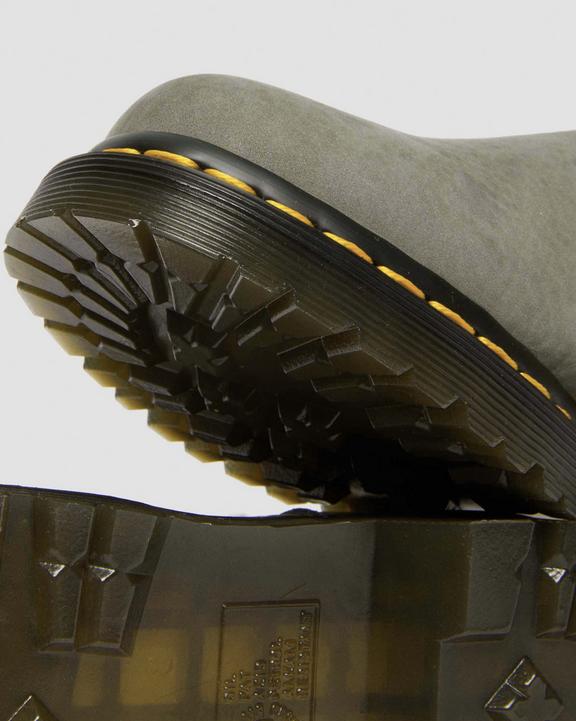 Dr. Martens 2976 Leonore Faux Fur Lined Nubuck Chelsea Boots Cinzentas | SN-DM84328