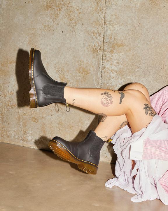 Dr. Martens 2976 Nappa Leather Chelsea Boots Pretas | SN-DM84170