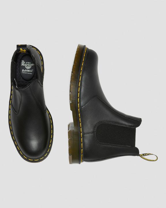 Dr. Martens 2976 Slip Resistant Leather Chelsea Boots Pretas | SN-DM84362