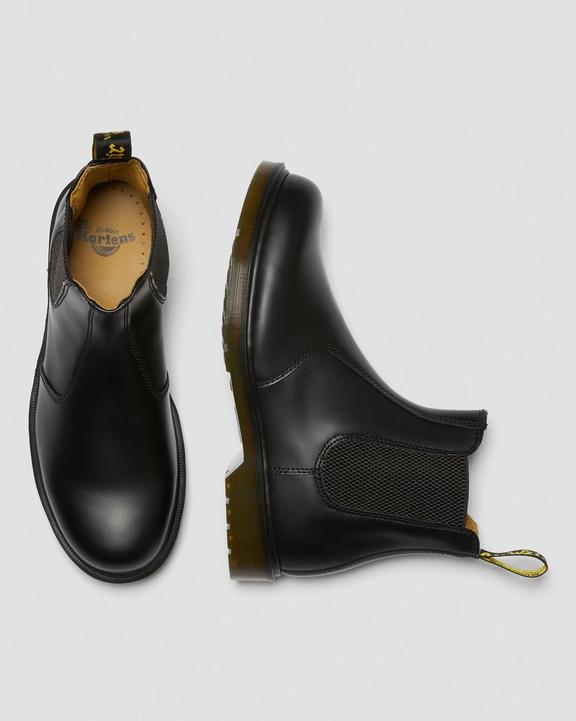 Dr. Martens 2976 Smooth Leather Chelsea Boots Pretas | SN-DM84350