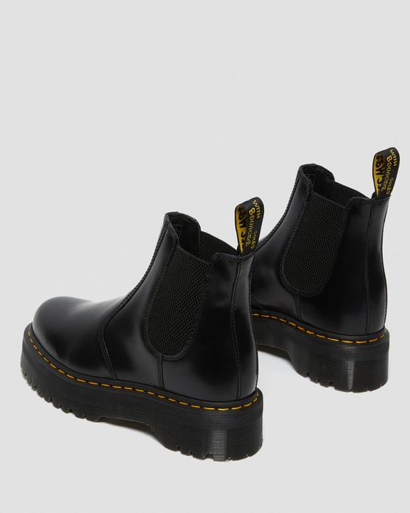 Dr. Martens 2976 Smooth Leather Platform Chelsea Boots Pretas | SN-DM84285