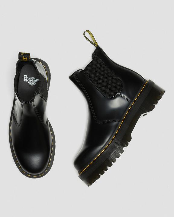 Dr. Martens 2976 Smooth Leather Platform Chelsea Boots Pretas | SN-DM84892