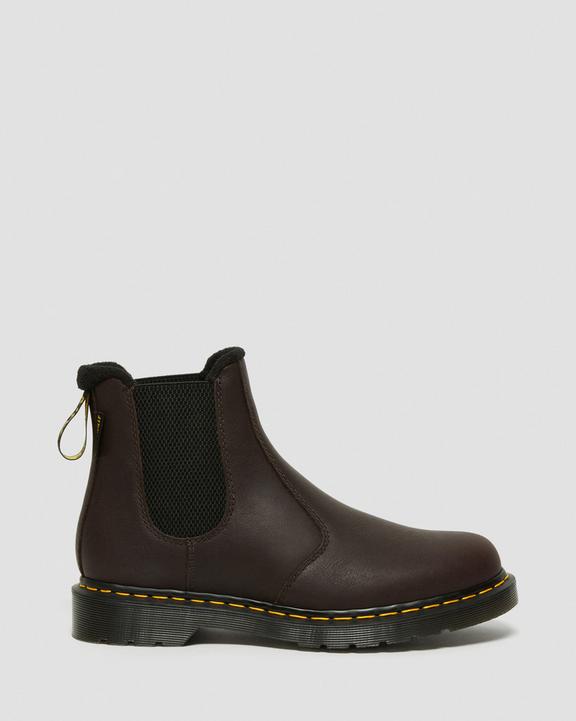 Dr. Martens 2976 Warmwair Leather Chelsea Boots Marrom Escuro | SN-DM84356