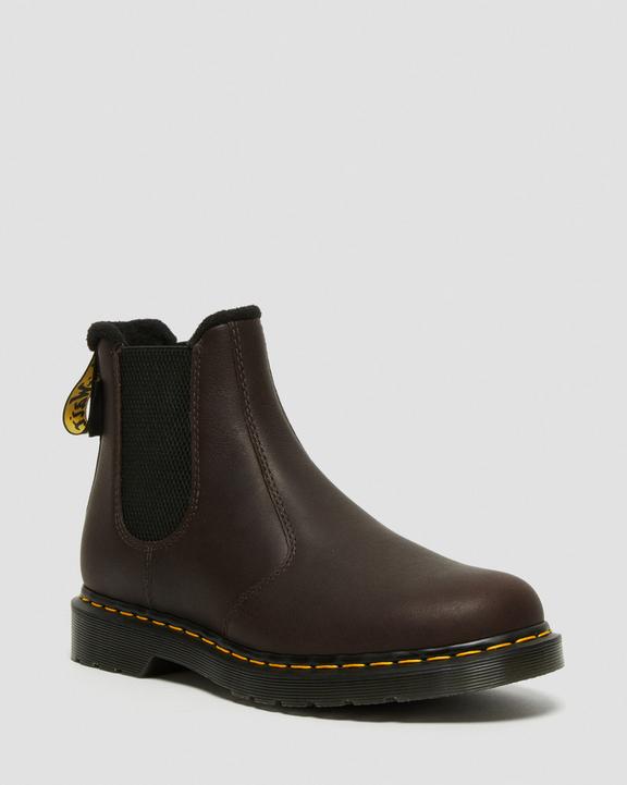 Dr. Martens 2976 Warmwair Leather Chelsea Boots Marrom Escuro | SN-DM84356
