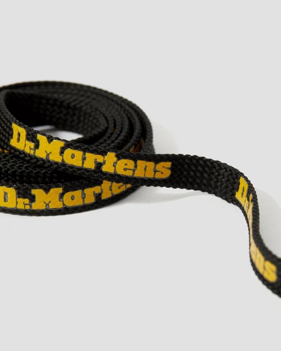 Dr. Martens 55 Inch Flat Shoe Laces (8-10 Eye) Black/Yellow | SN-DM85187