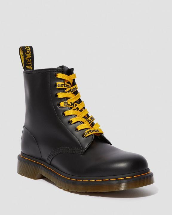 Dr. Martens 55 Inch Flat Shoe Laces (8-10 Eye) Yellow/Black | SN-DM85194
