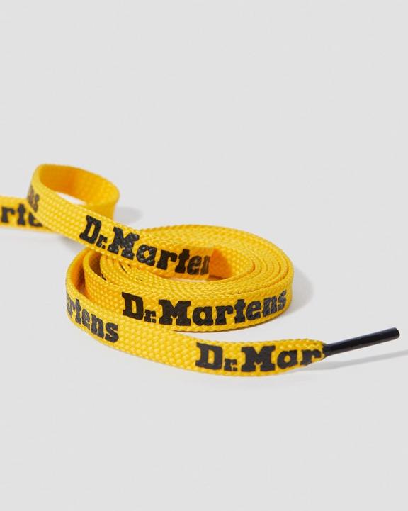 Dr. Martens 55 Inch Flat Shoe Laces (8-10 Eye) Yellow/Black | SN-DM85194
