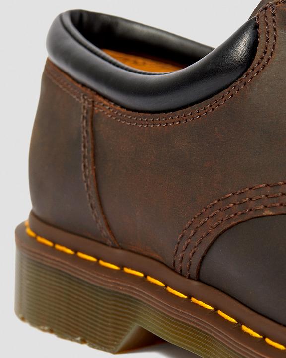 Dr. Martens 8053 Crazy Horse Leather Casual Shoes Marrom Escuro | SN-DM85052