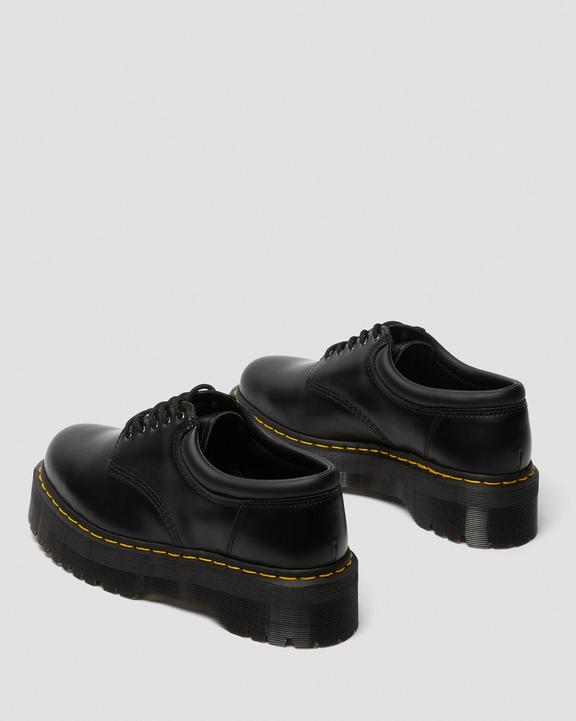 Dr. Martens 8053 Leather Platform Casual Shoes Pretas | SN-DM84744