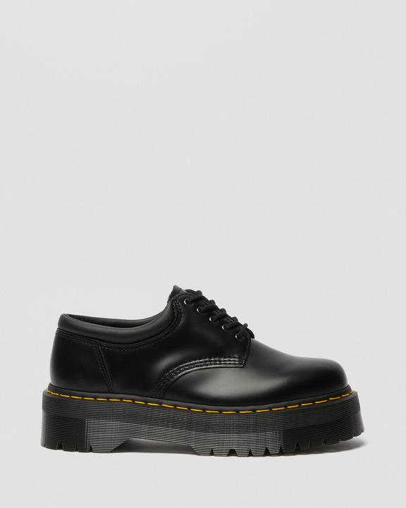 Dr. Martens 8053 Leather Platform Casual Shoes Pretas | SN-DM84744