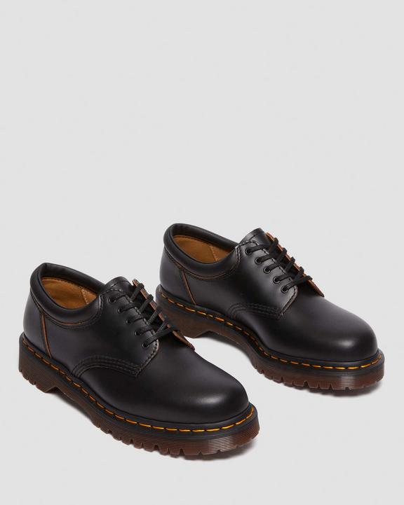 Dr. Martens 8053 Vintage Smooth Leather Oxford Shoes Pretas | SN-DM84563