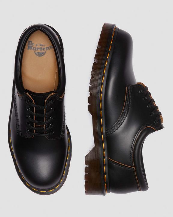 Dr. Martens 8053 Vintage Smooth Leather Oxford Shoes Pretas | SN-DM84563